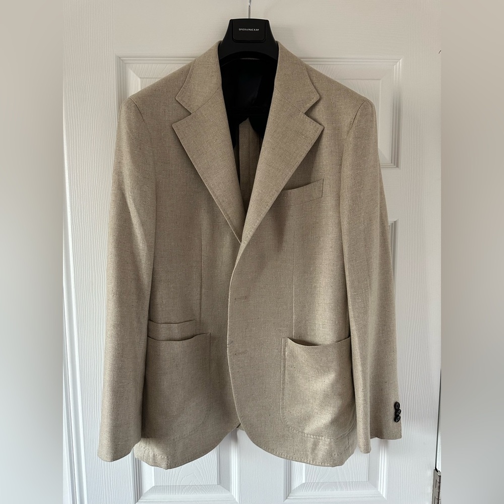 100% SILK SPORTS JACKET